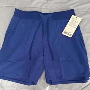 Lululemon Athletica Men's Deep Blue Athletic Shorts